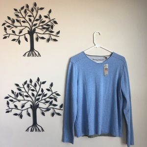 NWT $120 Tommy Bahama Cotton Cashmere Sweater